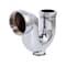 Everflow NY Regular Trap w/Drain Plug for Tubular Drain Applications, Chrome Plated Brass 2"x1-1/2" 2112A - alternate 1